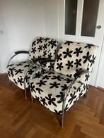 Tweebloemen fauteuils, Gebruikt, Eenpersoons, Minder dan 75 cm, Ophalen of Verzenden