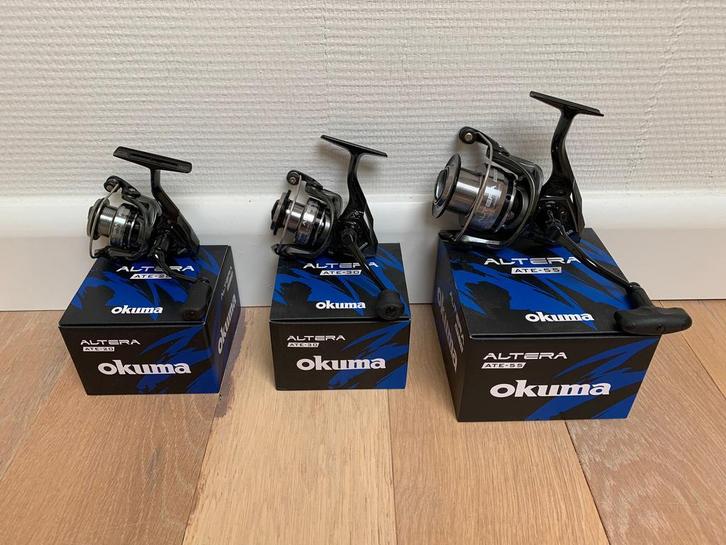 Nieuwe Okuma Altera 2000 molens, 4 lagers & alu spoel, Watersport en Boten, Hengelsport | Roofvissen, Nieuw, Molen, Ophalen of Verzenden