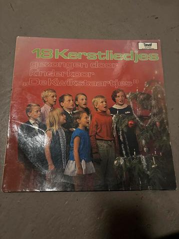 18 Kerstliedjes - De Kwikstaartjes LP beschikbaar voor biedingen