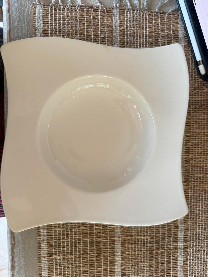 6 x villeroy & boch new wave soep/pasta borden, Huis en Inrichting, Keuken | Servies, Zo goed als nieuw, Bord(en), Overige stijlen