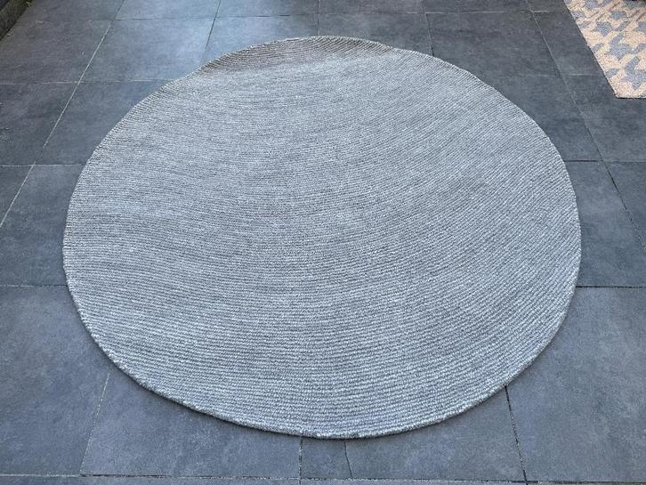 vloerkleed Brink en Campman Ripple 100 % wol 200 cm rond, Huis en Inrichting, Stoffering | Tapijten en Kleden, Nieuw, 200 cm of meer