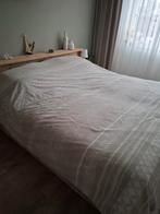 Mooi dekbedovertrek  lits jumeaux Romanette, Huis en Inrichting, Beige, Tweepersoons, Ophalen of Verzenden, Deken of Dekbed