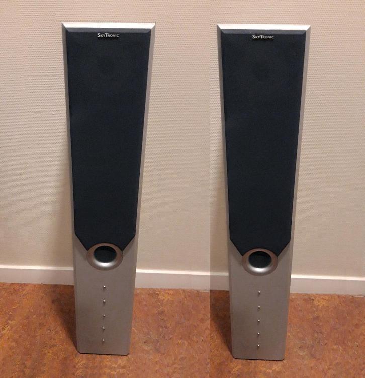 Luidsprekerzuilen 2 x 100 Watt, Audio, Tv en Foto, Luidsprekers, Zo goed als nieuw, Front, Rear of Stereo speakers, 60 tot 120 watt