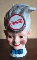 Gietijzeren mannetje, Coca cola spaarpot, repro jaren 50, Verzamelen, Ophalen of Verzenden, Gebruikt, Gebruiksvoorwerp