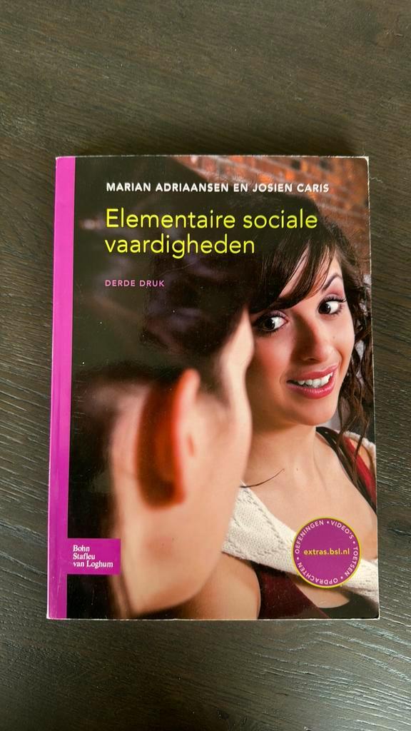 Marian Adriaansen - Elementaire sociale vaardigheden, Boeken, Studieboeken en Cursussen, Nieuw, HBO, Ophalen of Verzenden