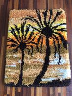 Prachtig vintage wandkleed, palmbomen, super hip!, Ophalen of Verzenden, Zo goed als nieuw