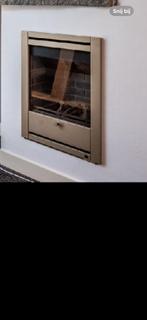 Dru inbouw gashaard met afstandsbediening, Huis en Inrichting, Haarden, Ophalen, Zo goed als nieuw, Inbouwhaard, Gashaard