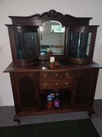 Oud eiken buffetkastje met spiegel, Ophalen