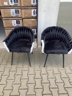 Nieuw - Wave Eetkamerstoel-Zwart-Set van 3, Huis en Inrichting, Stoelen, Ophalen, Twee, Zwart, Nieuw
