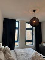 Lange verduisterende blauwe gordijnen – maatwerk HEMA, Huis en Inrichting, Ophalen, Zo goed als nieuw, 200 cm of meer, Modern