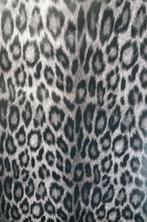 Leopard panter behang grijs glans, Huis en Inrichting, Stoffering | Behang, Grijs, Verzenden
