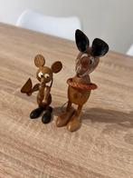 Vintage houten dierenfiguren – handgemaakt, Ophalen of Verzenden, Gebruikt, Beeldje of Figuurtje