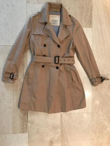ESPRIT Trench coat, regenjas - camel kleur - maat 40 beschikbaar voor biedingen