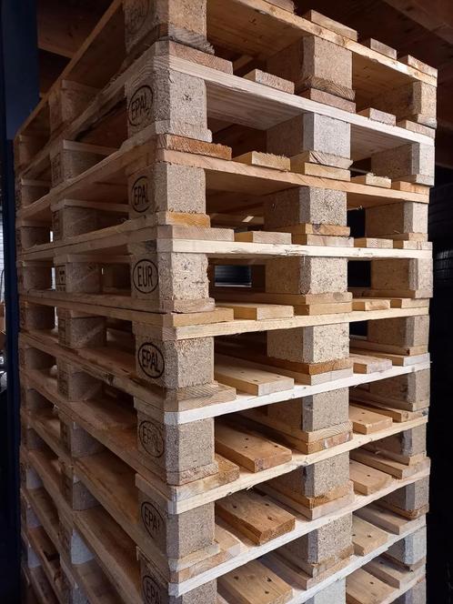 10x euro pallets / pallet / palletbed / pallet meubel, Doe-het-zelf en Verbouw, Hout en Planken, Zo goed als nieuw, Pallet, Vuren