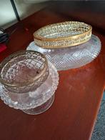 Vintage Kristallen Bloemschikvazen, Antiek en Kunst, Antiek | Glas en Kristal, Ophalen