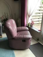 Natuzzi Relax leren fauteuil, Ophalen, Zie foto, Gebruikt, Minder dan 75 cm