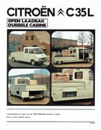 Folder Citroën C35L Open Laadbak Dubbele Cabine (1980), Verzenden, Gelezen, Citroën