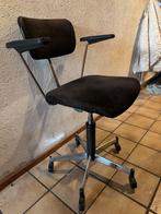 Vintage Zwitserse bureaustoel - Stoll Giroflex, Huis en Inrichting, Bureaustoelen, Ophalen, Gebruikt, Zwart, Bureaustoel