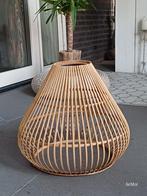 Ibiza bohemian boho rotan lampenkap, Ophalen, Zo goed als nieuw, Rond