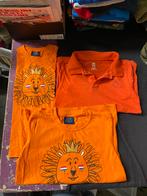3 oranje t-shirts Koningsdag 122-128 134, Ophalen of Verzenden, Zo goed als nieuw, Shirt of Longsleeve