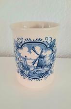 Delftsblauwe mosterdpot, mok, lepelvaasje, Antiek en Kunst, Ophalen of Verzenden