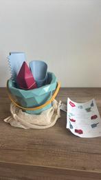 Zsilt blauw emmertje met bootje en schepjes zandbak, Kinderen en Baby's, Speelgoed | Buiten | Zandbakken, Ophalen of Verzenden