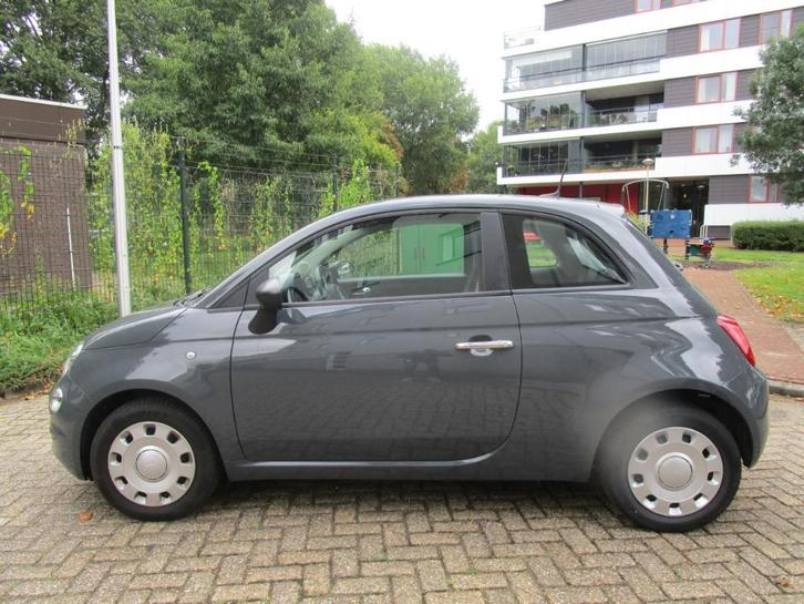 Fiat 500 1.2 69pk 2020 Grijs, Auto's, Fiat, Particulier, ABS, Airbags, Airconditioning, Bluetooth, Boordcomputer, Centrale vergrendeling