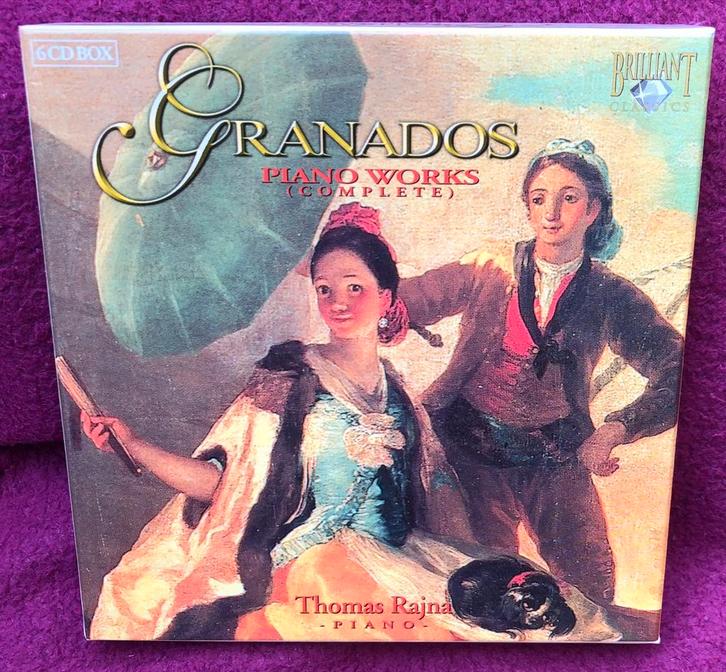 Granados - Piano Works (Complete) - 6CD Boxset, Cd's en Dvd's, Cd's | Klassiek, Zo goed als nieuw, Kamermuziek, Romantiek, Boxset