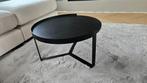 WR Inspired Bora salontafel Ø60 zwart eikenfineer, 50 tot 100 cm, Rond, Nieuw, 50 tot 100 cm