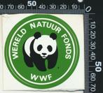 Sticker: WWF - Wereld Natuur Fonds (2), Ophalen of Verzenden, Zo goed als nieuw, Dier en Natuur