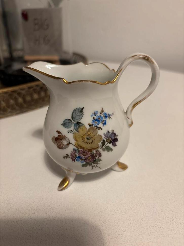 Antiek Meissen Melkkannetje - 9cm, Antiek en Kunst, Antiek | Porselein, Ophalen of Verzenden