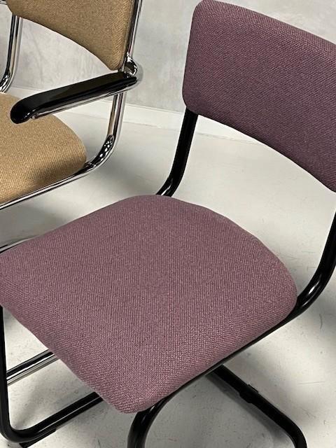 Retro sledestoelen nieuw eetkamerstoelen buisstoel prijs p/s, Huis en Inrichting, Stoelen, Nieuw, Vijf, Zes of meer stoelen, Metaal