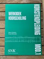 Werkboek koorscholing - Camstra & Schouten, Muziek en Instrumenten, Bladmuziek, Ophalen, Zang