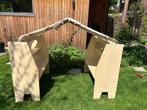 Woodchuck set Shizu playstand + dakje met linnen doek 2x, Ophalen, Gebruikt, Kast