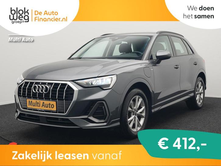 Audi Q3 45 TFSI e S Line Plug In Hybrid 245pk € 29.890,00, Auto's, Audi, Bedrijf, Lease, Financial lease, Q3, ABS, Airbags, Airconditioning