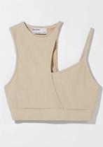 Crop Topje maat S Beige / Creme, Ophalen, Gedragen