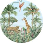 Behangcirkel Jungle Giraffe, Muurcirkel, Muurdeco4kids, Nieuw, Wanddecoratie, Verzenden