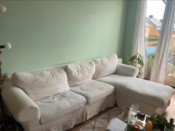 Ikea ektorp  3-zits bank met chaise longe gratis afhalen - afbeelding 1