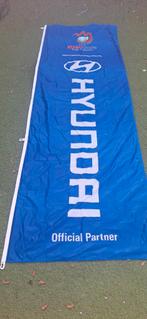 Hyundai vlag 96x295 cm euro 2008 (18226), Verzamelen, Automerken, Motoren en Formule 1, Ophalen, Zo goed als nieuw, Auto's