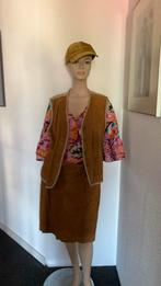 Taifun echt suede set rok plus gilet nieuw 44, Ophalen of Verzenden, Zo goed als nieuw