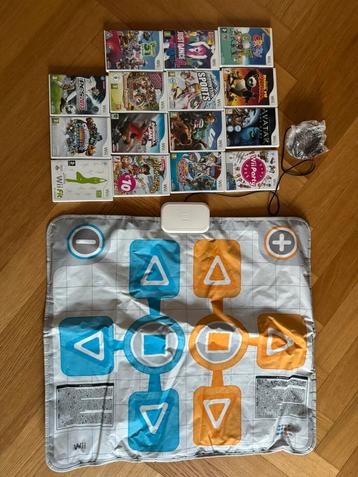 Wii spellen + mat beschikbaar voor biedingen