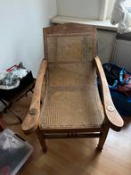 Mooie houten stoel met rotan, Antiek en Kunst, Antiek | Meubels | Stoelen en Banken, Ophalen of Verzenden