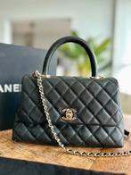 Chanel Klassieke Flap Bag - Kaviaar Kalfsleer, Ophalen, Zo goed als nieuw, Zwart, Schoudertasje