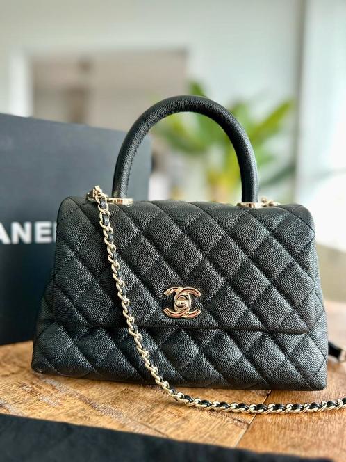 Chanel Klassieke Flap Bag - Kaviaar Kalfsleer, Sieraden, Tassen en Uiterlijk, Tassen | Damestassen, Zo goed als nieuw, Schoudertasje