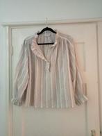Mooi off white gestreept bloesje, Kleding | Dames, Blouses en Tunieken, Ophalen of Verzenden, Nieuw, Maat 42/44 (L), Wit