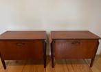 Set van jaren 60 nachtkastjes, Louis van Teeffelen, jaren 60, Huis en Inrichting, Slaapkamer | Nachtkastjes, Ophalen, Gebruikt