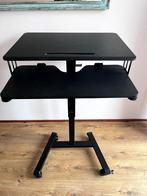 Mobiel sta bureau / petite standing desk with sit option, Huis en Inrichting, Ophalen of Verzenden, In hoogte verstelbaar, Gebruikt