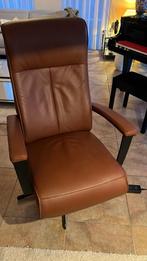 Sta-op fauteuil Vecchio - volledig leder en elektrisch, Ophalen, Nieuw, 50 tot 75 cm, Leer