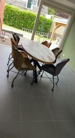 Eetkamertafel 210cm, Huis en Inrichting, Tafels | Eettafels, Ophalen, 100 tot 150 cm, 200 cm of meer, Zo goed als nieuw