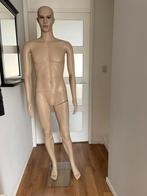 Paspop etalagepop mannen heren met gezicht en standaard, Ophalen, Zo goed als nieuw, Pop